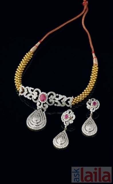 Earring Waman Hari Pethe Diamond Mangalsutra Pendant Diamond