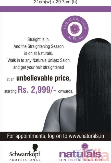 Beauty parlour hair outlet straightening cost